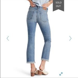 Madewell Cali Demi- boot cut jeans